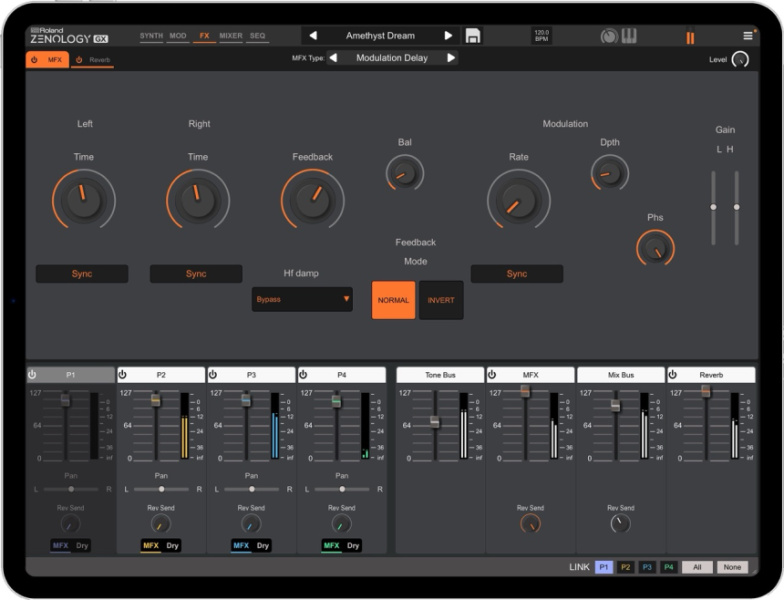 Roland Zenology GX para iPad